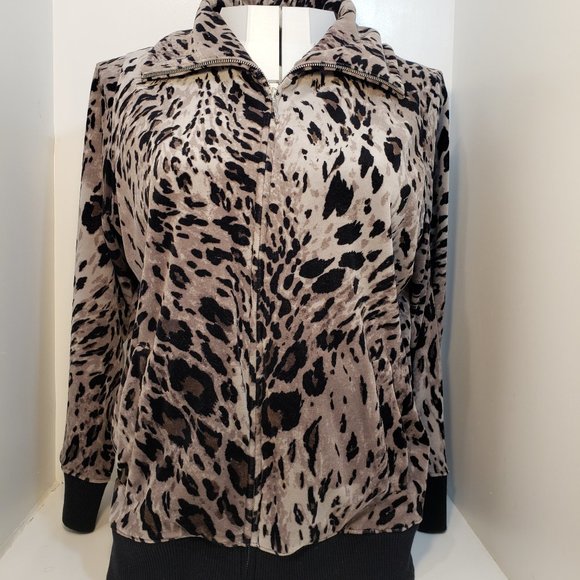 NEW 2X coat Jones New York velvety print - Picture 9 of 9